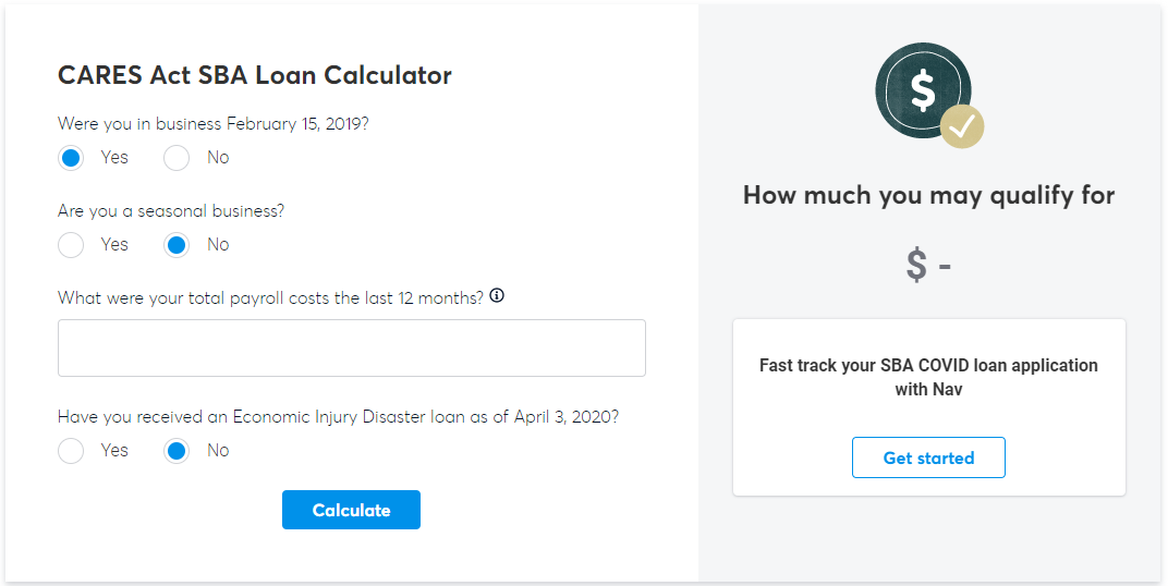 sba loan calc sba loan calc